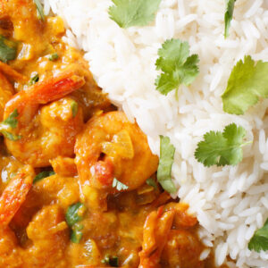 Colombo crevettes riz creole