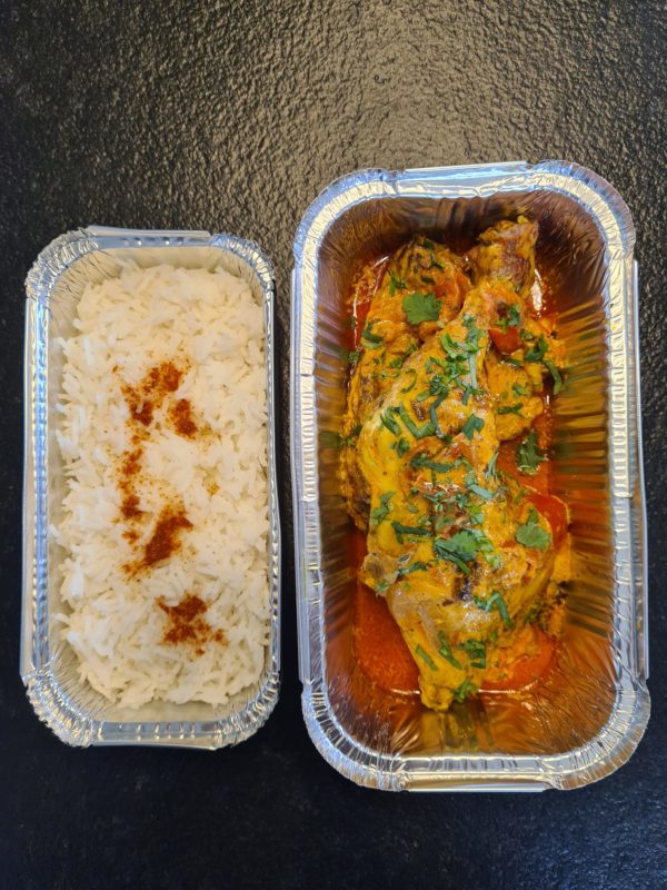 tikka massala de poulet + riz
