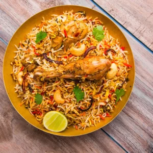 Biryani poulet & riz plats épicé