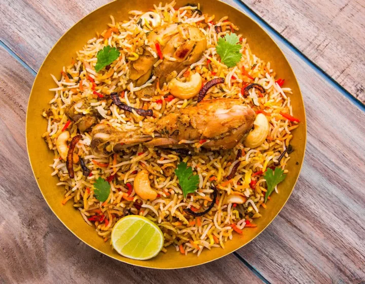 Riz poulet biryani