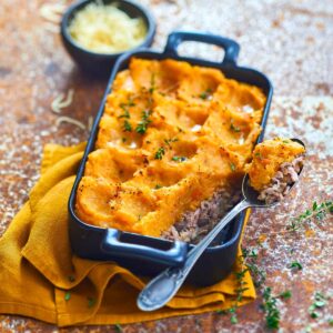 Hachi parmentier de patate douce & viande haché+bœuf Créole