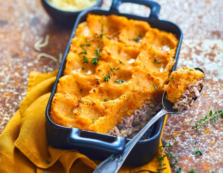 hachi-parmentier de patates douce