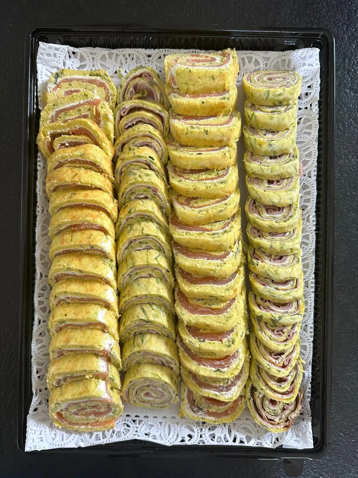 Creole zucchini roll