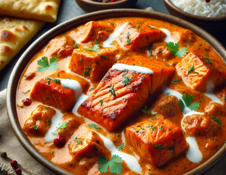 tikka massala de saumon +riz